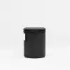 Modern 152 cm L-Shaped Black Executive Desk with Drawers, Rotating Design