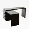 Humply Modern Minimalist Style L Shaped Desk Solid 1520mm Executive Office Desk