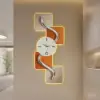 Modern LED Wall Clock with Remote Control – 1000mm Decorative Lighted Wall Clock