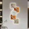 Modern LED Wall Clock with Remote Control – 1000mm Decorative Lighted Wall Clock