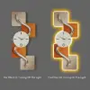 Modern LED Wall Clock with Remote Control – 1000mm Decorative Lighted Wall Clock