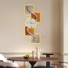 Modern LED Wall Clock with Remote Control – 1000mm Decorative Lighted Wall Clock