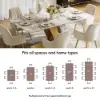 Modern 1800mm Rectangle Sintered Stone Dining Table with 6 Chairs in Gold – 7 – AUD-H1950