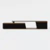 Fero 180 - 280 cm Extendable TV Unit with 3 Drawers – Engineered Wood – Black Walnutreversible Stand