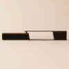 Fero 180 - 280 cm Extendable TV Unit with 3 Drawers – Engineered Wood – Black Walnutreversible Stand
