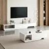 Quoint 180 - 255 cm Extendable TV Unit with 3 Drawers – 40cm – Stand – AUD-H1959