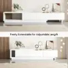 Quoint 180 - 255 cm Extendable TV Unit with 3 Drawers – 40cm – Stand – AUD-H1959