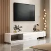 Quoint 180 - 255 cm Extendable TV Unit with 3 Drawers & Light – AUD-H1960