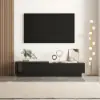 Quoint 180 - 255 cm Extendable TV Unit with 3 Drawers – 40cm – Stand – AUD-H1961