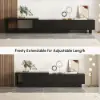 Quoint 180 - 255 cm Extendable TV Unit with 3 Drawers – 40cm – Stand – AUD-H1961