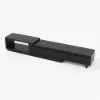 Quoint 179 - 255 cm Extendable TV Unit with 3 Drawers & Light