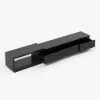 Quoint 179 - 255 cm Extendable TV Unit with 3 Drawers & Light