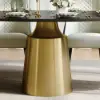 Dining Set 1600mm Oval Sintered Stone Dining Table with 4 Chairs