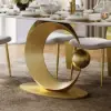 Dining Set 1810mm Sintered Stone Dining Table with 6 Chairs