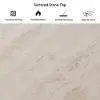 Dining Set 2000mm Faux Travertine Dining Table with 6 Chairs