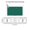 Arune 203 cm Arched Glass Doors TV Stand with Storage and LED