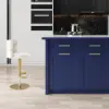 1800mm Kitchen Islands Sintered Stone Blue Modern with Storage Kitchen Cabinet