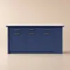 1800mm Kitchen Islands Sintered Stone Blue Modern with Storage Kitchen Cabinet