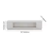 2000mm White Glass Door TV Stand with Storage and LED