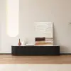 Velar 180 - 290 cm Extendable Fluted TV Unit with Sintered Stone Top & 3 Drawers – Engineered Wood