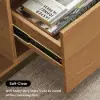 Mordel 100 cm - 180 cm Rectangle Extendable Natural Wood Coffee Table with Storage