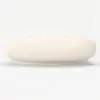 Suncurve 210 cm Performance Leather Curved Upholstered Sofa with Pillows – Seater White
