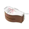 900mm Floating Curved Bathroom Vanity Set of 2 Half-Circle Bathroom Cabinet Walnut