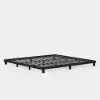 Japanese Style Black Queen Floor Bed