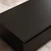 Fero Mid-Century 120 cm Black Rectangular Coffee Table with 4 Drawers