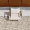 Tevara Outdoor Teak & Aluminium 1-Seater Swing Sofa in Sand