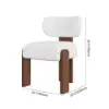 Mid-Century Modern Wood Dining Chairs Set of 2 – AUD-H2042