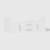 Modern 59" White Floating Double Bathroom Vanity with Sintered Stone Top and Sink – Silver Handles