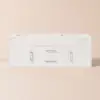 Modern 59" White Floating Double Bathroom Vanity with Sintered Stone Top and Sink – Silver Handles