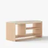 1010mm Wood Shoe Storage Entryway Bench Leather Upholstered – AUD-H2063