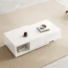 Quoint 1200 mm - 1750 mm Extendable Coffee Table with 2 Drawers