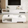Quoint 1200 mm - 1750 mm Extendable Coffee Table with 2 Drawers