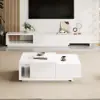 Quoint 1200 mm - 1750 mm Extendable Coffee Table with 2 Drawers