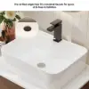 Modern 80 cm Floating Single Bathroom Vanity with Stone Resin Top, Ceramic Basin – Walnut – Faux Marble Sink