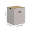 Tevara Outdoor cm Gas Tank Cover Table in Sand