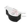 90 cm Floating Curved Bathroom Vanity in Black Right Offset Single Sink Bathroom Cabinet
