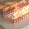 Tevara Outdoor 100 cm Propane Smokeless Rectangular Fire Pit Table in Sand