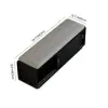 Black Shoe Storage Bench with Cushion