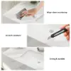1000mm Freestanding White Bathroom Vanity, Sintered Stone Countertop & Silver Handles