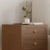 Krila Floating 3-Drawer LED Smart Bedside Table with Light Set of 2