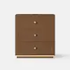Krila Floating 3-Drawer LED Smart Bedside Table with Light Set of 2