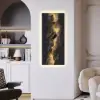 Extra-Large Modern LED Wall Art Set of 2 with Backlit Light Home Decor — USB Powered