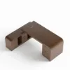 Chicent Walnut L-shaped Modern Computer Desk with Cabinet Left Hand (1800mm)