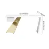 Modern 140 cm Rectangular White Rubberwood Desk with Drawer & Gold Base