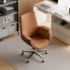 Modern Brown PU Leather Upholstered High Back Office Chair