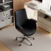 Modern Black PU Leather Upholstered High Back Office Chair